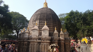 Devotees gather at Kamakhya Temple during Ambubachi Mela 2025 in Guwahati, celebrating the divine feminine energy.